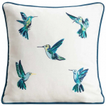 Dekoratiivpadjap&uuml;&uuml;r Homla Colibri 243472, sinine v./valge v., 45 cm x 45 cm