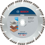 Teemantketas Bosch Pro Multi, 230 mm x 22.23 mm x 2.6 mm