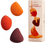 Meigik&auml;sn, komplekt Jessup My Magical Makeup Sponges II, 3 tk, mitmev&auml;rviline