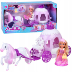Nukk aksessuaaridega Ankiki Dream ZA6007, 14 cm, valge v.