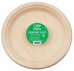 &Uuml;hekordne taldrik Go Green Round, &Oslash; 22 cm, 10 tk