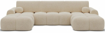 Nurgadiivan Vianetto Chenille, helekreemjas v., 177 x 319 cm x 95 cm