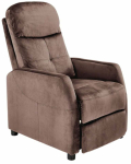 Allalastava seljatoega tugitoolid Leisure Furniture Felipe 2, mokka brown v., 64 cm x 84 cm x 103 cm