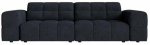 Diivan Cosmopolitan Design Chicago Chenille Eden 16, navy blue v., 102 x 212 cm x 78 cm