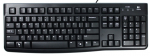 Juhtmega arvutiklaviatuur Logitech K120, DE, must v.