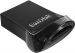 USB m&auml;lupulk SanDisk Ultra Fit USB 3.1, must v., 256 GB
