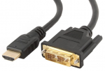 Adapter Gembird HDMI - DVI-D HDMI male, DVI male, 3 m, must v.