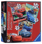 Pusle 3in1 Ravensburger Disney Cars 07258, 18 cm x 18 cm, 110 tk, mitmev&auml;rviline