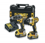 Akukruvikeeraja-trell koos akuga Dewalt DCK268P2T-QW, 18 V