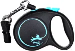 Automaatne jalutusrihm Flexi Black Design, sinine v./must v., 3 m