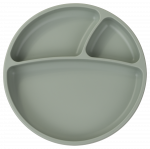 V&auml;ike taldrik MiniKoioi Divided Plate 101050007, 6+ kuud, 19 cm, silikoon, roheline