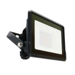 Prožektor ilma liikumisandurita, lakke v&otilde;i seina V-TAC Floodlight, 10 W, 735 lm, 6500 &deg;K, IP65, valge v./must v.