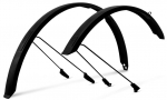 Porikaitse ACID Mudguard Set 50 93236, plastik/teras/pol&uuml;prop&uuml;leen (pp), must, 28", 2 tk