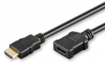 Kaabel MicroConnect HDMI male - HDMI female 4K@30Hz HDMI male, HDMI female, 2 m, must v.