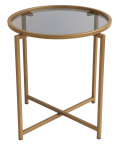 Kohvilaud Kalune Design S407K, kuldne v., 50 cm x 50 cm x 50 cm