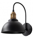 Valgusti seinale Opviq Varzan 10840, E27, 1 x 15 W, must v.