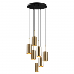 Valgusti rippuv Opviq Kem 6391, E27, 7 x 40 W, kuldne v.