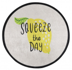 Vannitoa p&otilde;randamatt Foutastic Mone 359CHL4825, must/kollane/hall, 160 cm x 160 cm, &Oslash; 160 cm