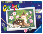 Maalimine numbrite j&auml;rgi Ravensburger Floral Fawn, mitmev&auml;rviline