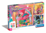Pusle 3in1 Clementoni TROLLS 25292, 21 cm x 20.5 cm, 144 tk