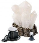 Akvaariumi dekoratsioon Ferplast Kit Box Crystal Show, pruun/beež, 10 cm