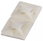 Kaablihoidik Haupa Self Adhesive Sockets, 19 x 10 mm, 100 tk, valge