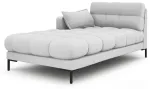 Diivan Micadoni Home Mamaia Chaise Longue, helehall v., vasak, 185 x 105 cm x 75 cm