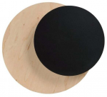 Valgusti seinale Emibig Circle 1B, G9, 1 x 8 W, must v./puidu v.