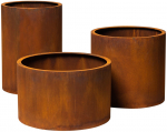 Terasest istutuskastide komplekt Petteri Wiimaa GrillSymbol Sisters-Set, teras, hall v., 3 tk