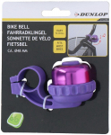 Jalgrattakell Dunlop, plastik/metall, violetne v.