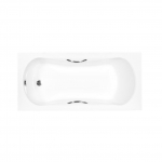 Vann, sisseehitatav Besco Aria, 130 cm x 70 cm x 52 cm, ristk&uuml;lik, valge v.