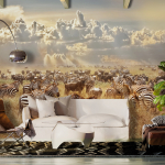 Fototapeet Artgeist Zebra Land, 70 cm x 100 cm