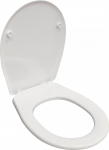 WC-poti prill-laud kaanega Sepio 103, valge, 46 cm x 36 cm