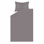 Voodipesukomplekt Domoletti Striped Grey, hall v., 50 x 70 cm, 140 x 200 cm, 2 os.