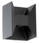 &Otilde;ue seinavalgusti Eglo Morino, 2.5W, LED, IP44, antratsiit, 10.5 cm x 18 cm