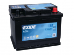 Aku Exide EK620, 12 V, 62 Ah, 680 A