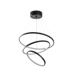Valgusti rippuv Opviq Chandelier Simit 13697, must v.