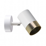 Valgusti seinale Candellux Lighting Tobi, GU10, 1 x 15 W, kuldne v./valge v.