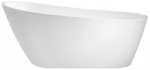 Vann, teisaldatav Besco Melody, 170 cm x 80 cm x 72 cm, ovaalne, valge/grafiit