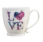Tass Ambition Love Letters, sinine v./valge v./roosa v., 0.4 l