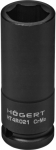 Kuusnurkne l&ouml;&ouml;gipistikupesa H&ouml;gert HT4R021, 78 mm, 1/2", &Oslash;21 mm