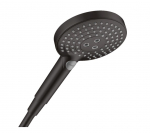 Du&scaron;ipihusti Hansgrohe Raindance Select S, must v., 12.5 cm