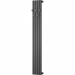 Veek&uuml;tte r&auml;tikuradiator Mexen Flux, grafiit, 24 cm x 150 cm, 450 W