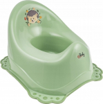 Laste WC pott Maltex Forest Hedgehog, roheline v.
