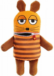 Pehme m&auml;nguasi Schmidt Worry Eater Mouse, pruun/oranž, 34 cm