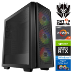 Statsionaarne arvuti Intop Ryzen 7 8700F, 1 TB, DDR5 16 GB, SSD 1 TB, Nvidia GeForce RTX 3050 6 GB GDDR6, Windows 11 Pro
