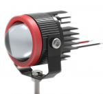 Autopirn, LED, must/punane, 12 V