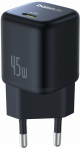 Telefoni laadija Baseus PicoGo GaN, USB Type-C, must v., 45 W