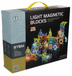 Magnetkonstruktor Kruzzel Stem Light 22684, 75 tk, mitmev&auml;rviline
