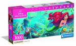 Pusle Clementoni Panorama Disney Princess 39893, 33 cm x 98 cm, 1000 tk, mitmev&auml;rviline